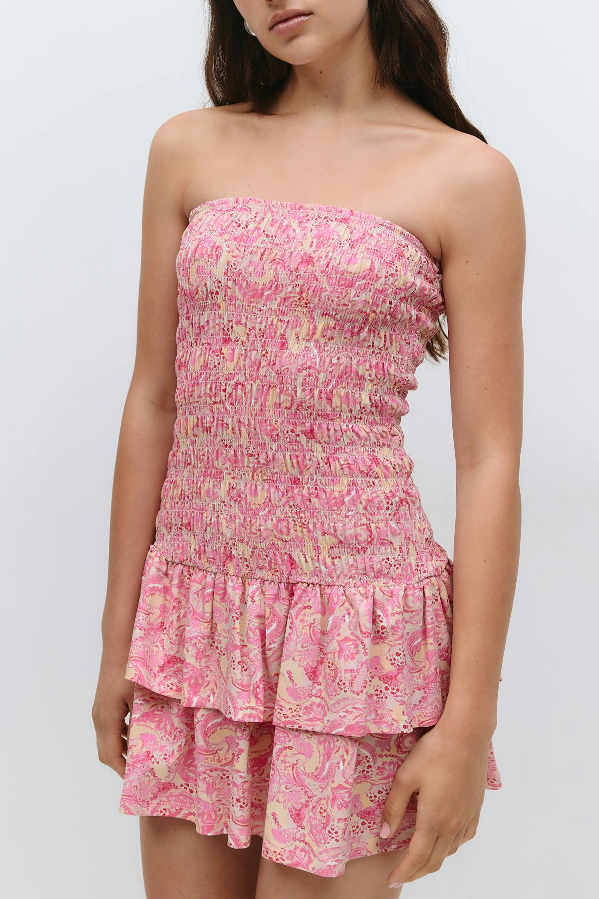 Smock tube dress