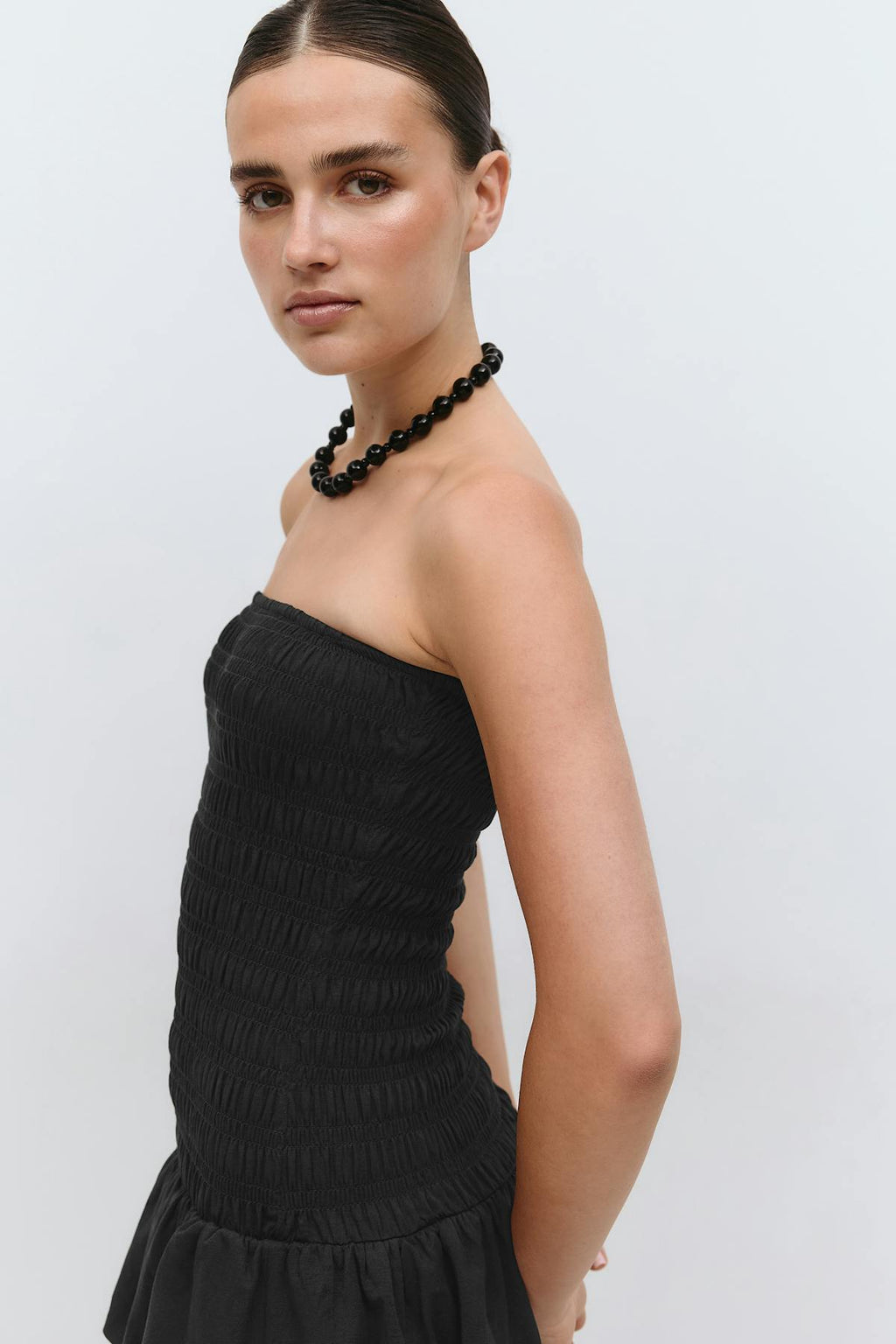 Smock tube dress