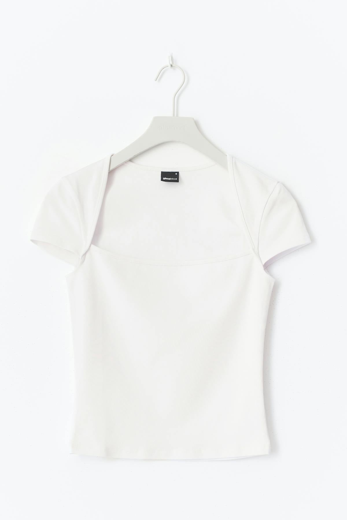 Square neck top