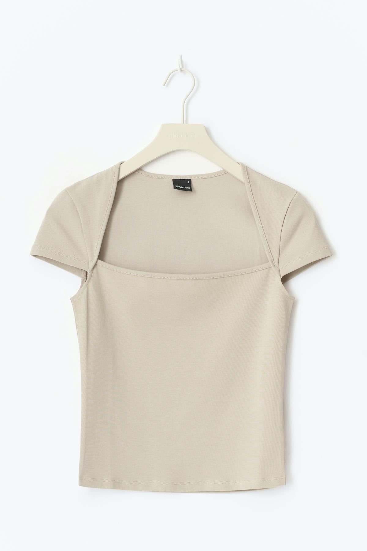 Square neck top
