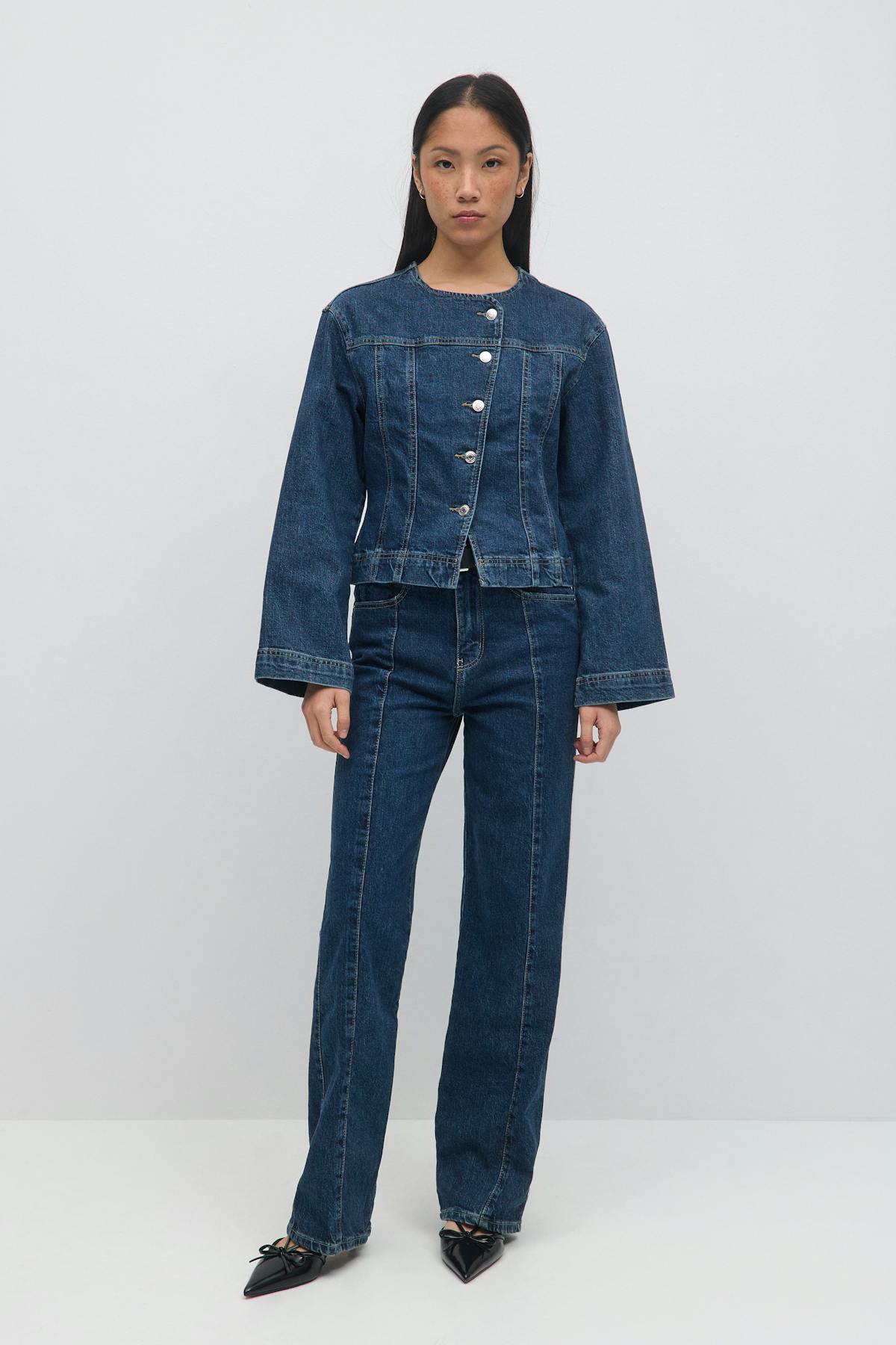 Tailored denim jacket