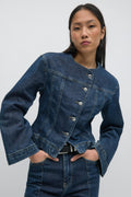 Tailored denim jacket