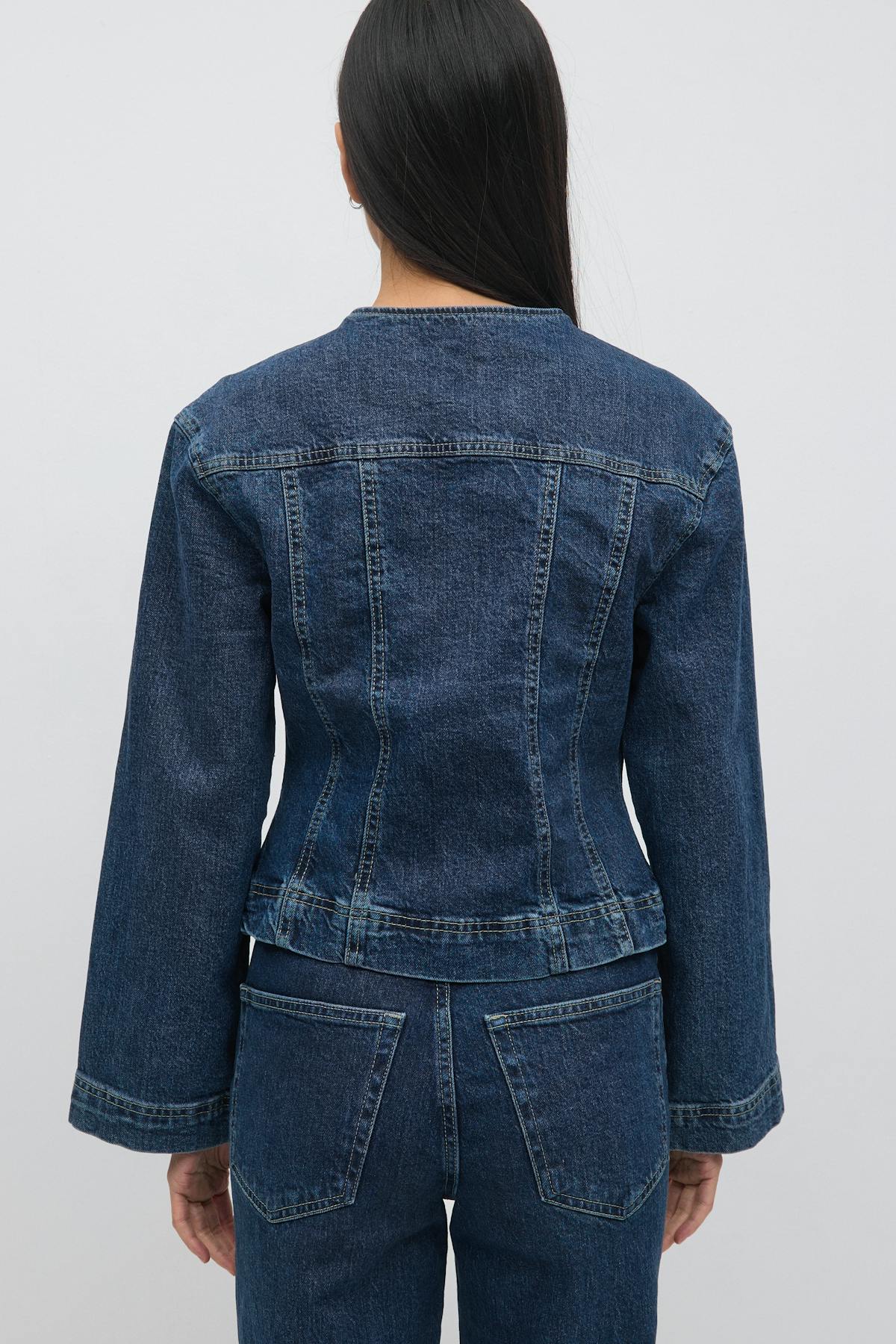 Tailored denim jacket
