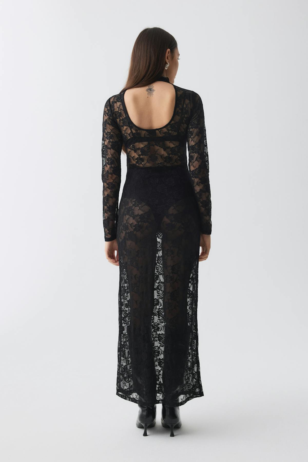 Lace maxi dress