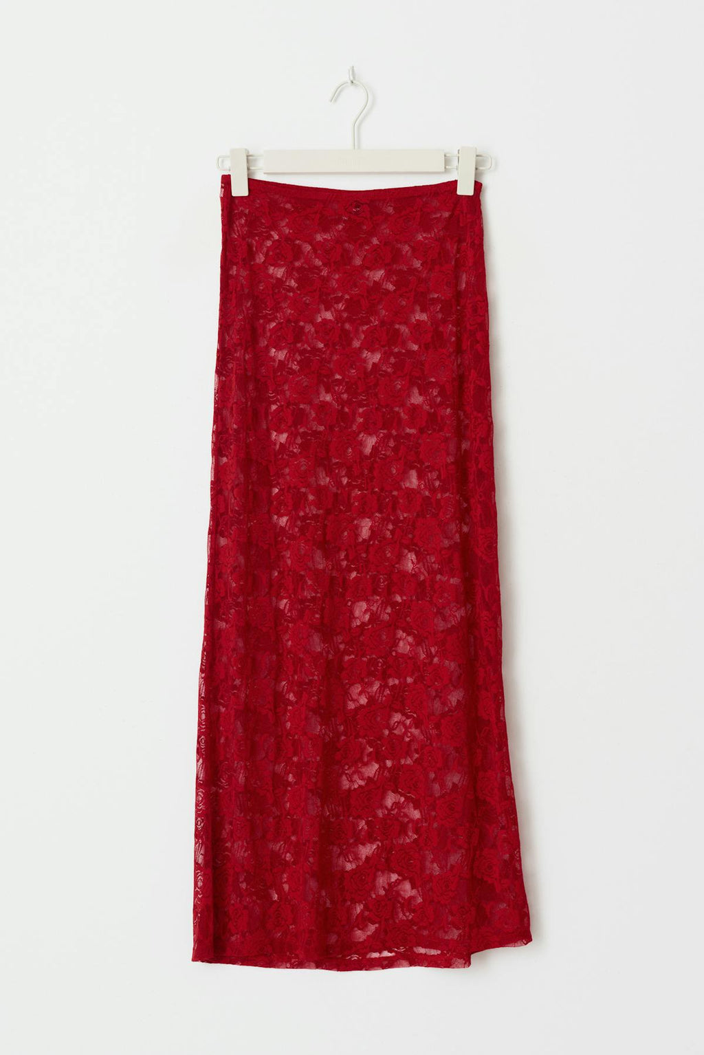 Lace maxi skirt