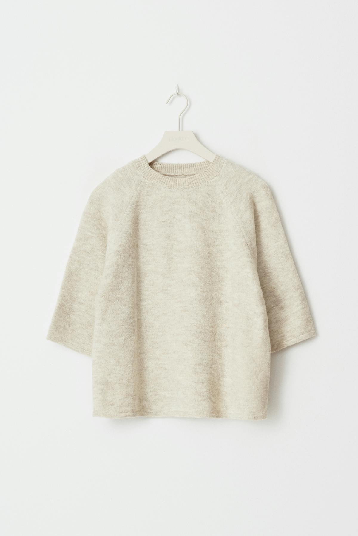 Oversized knitted tee