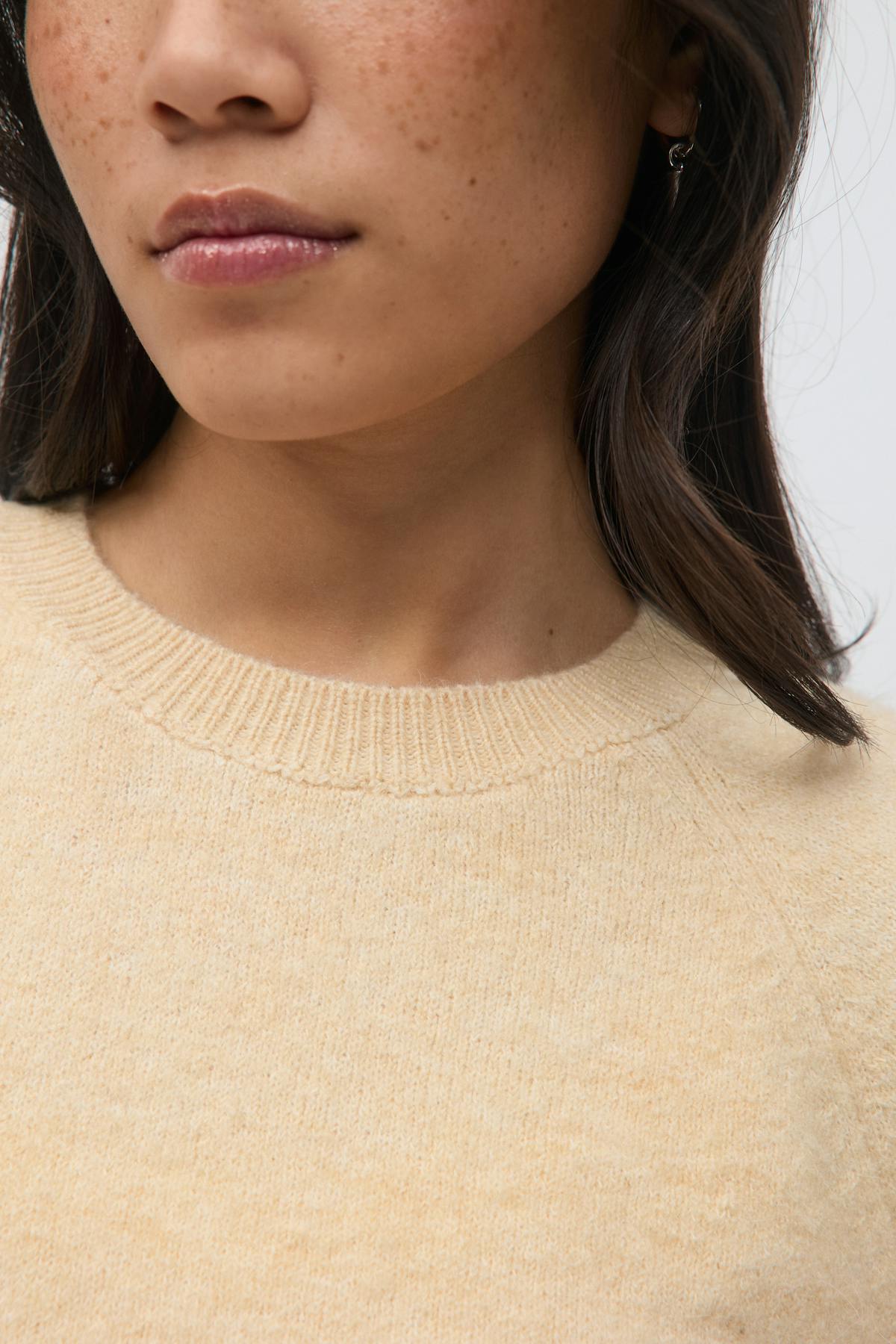 Oversized knitted tee