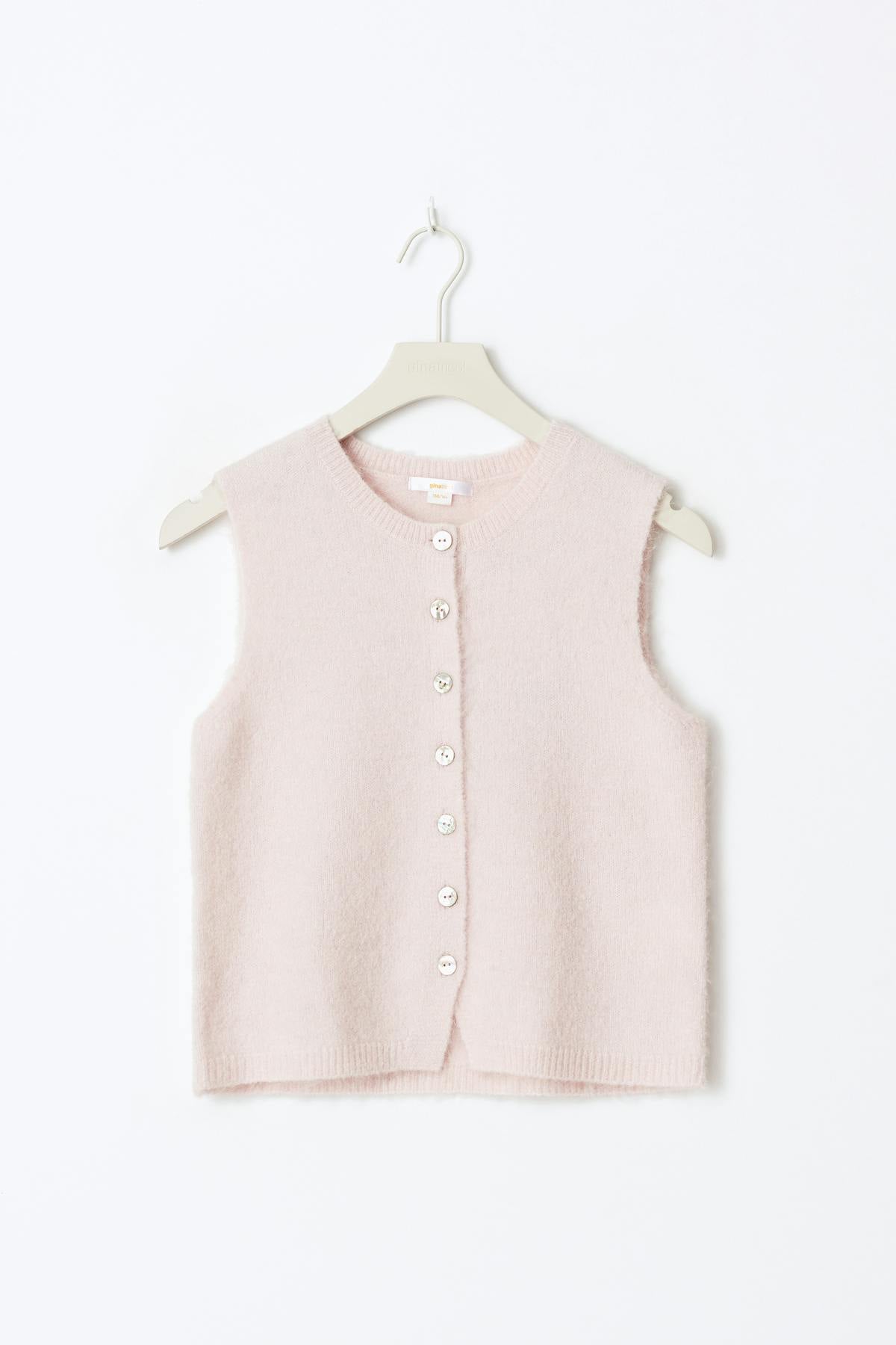 Y knitted vest