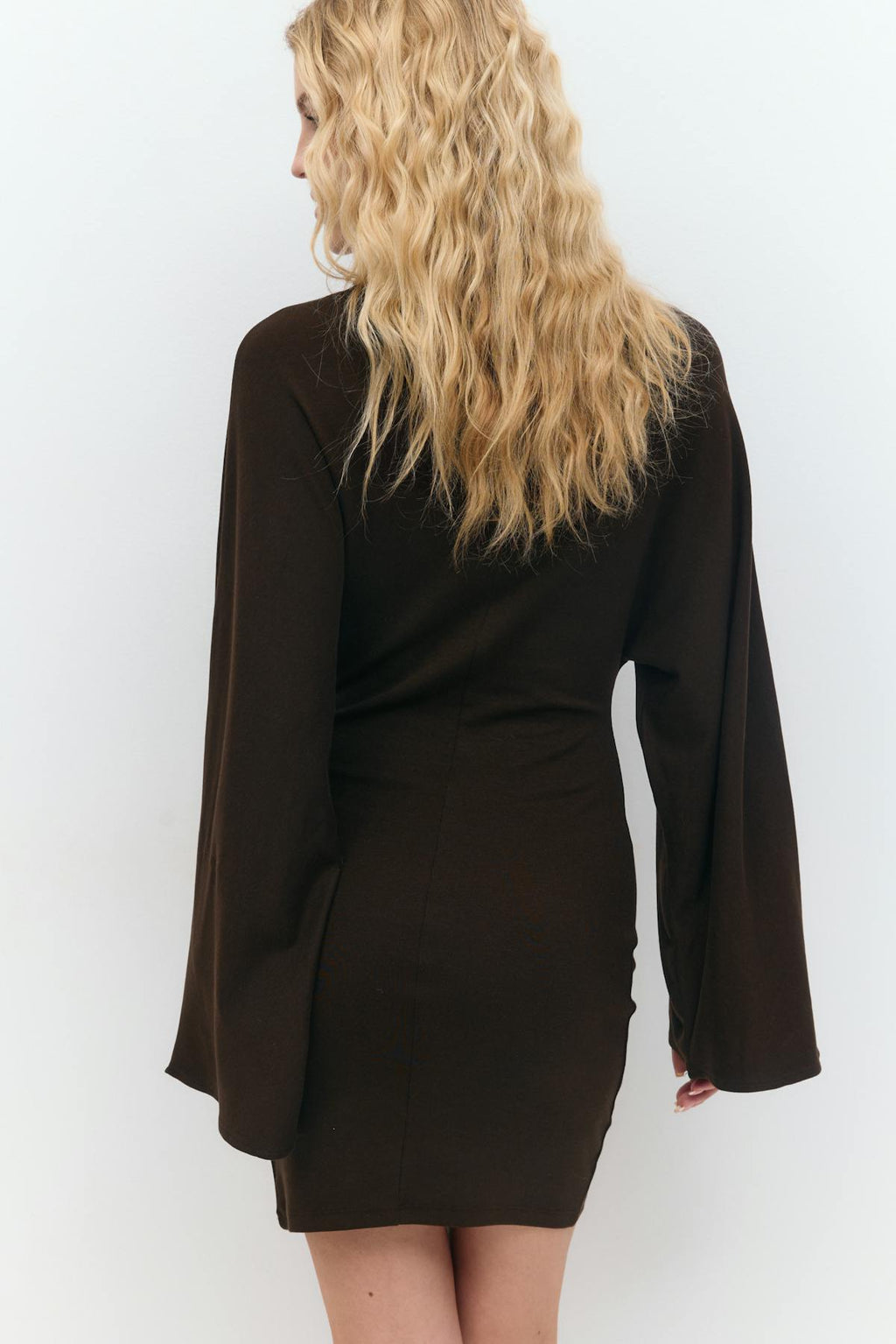 Wide sleeve dress