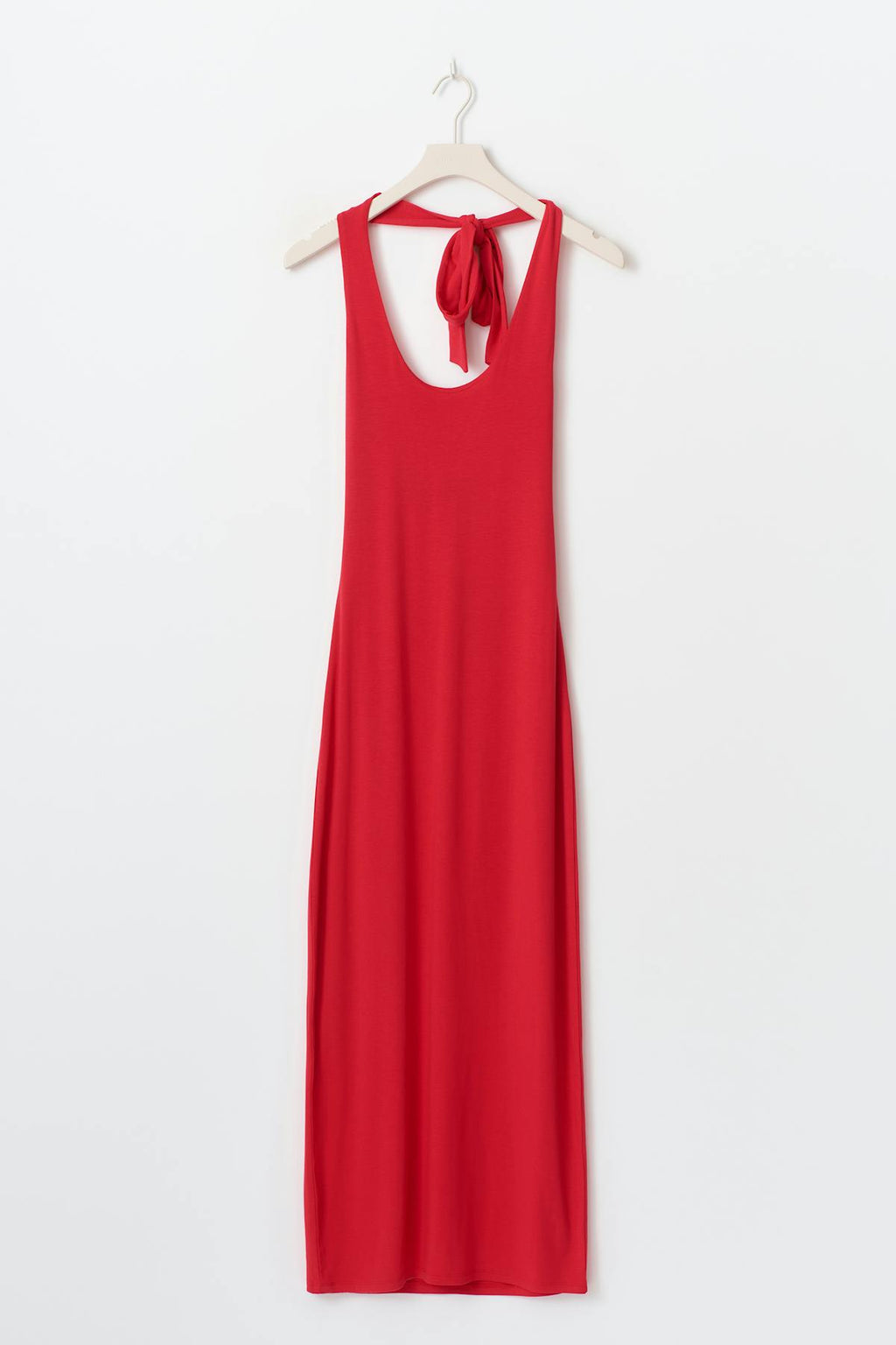 Halterneck midaxi dress