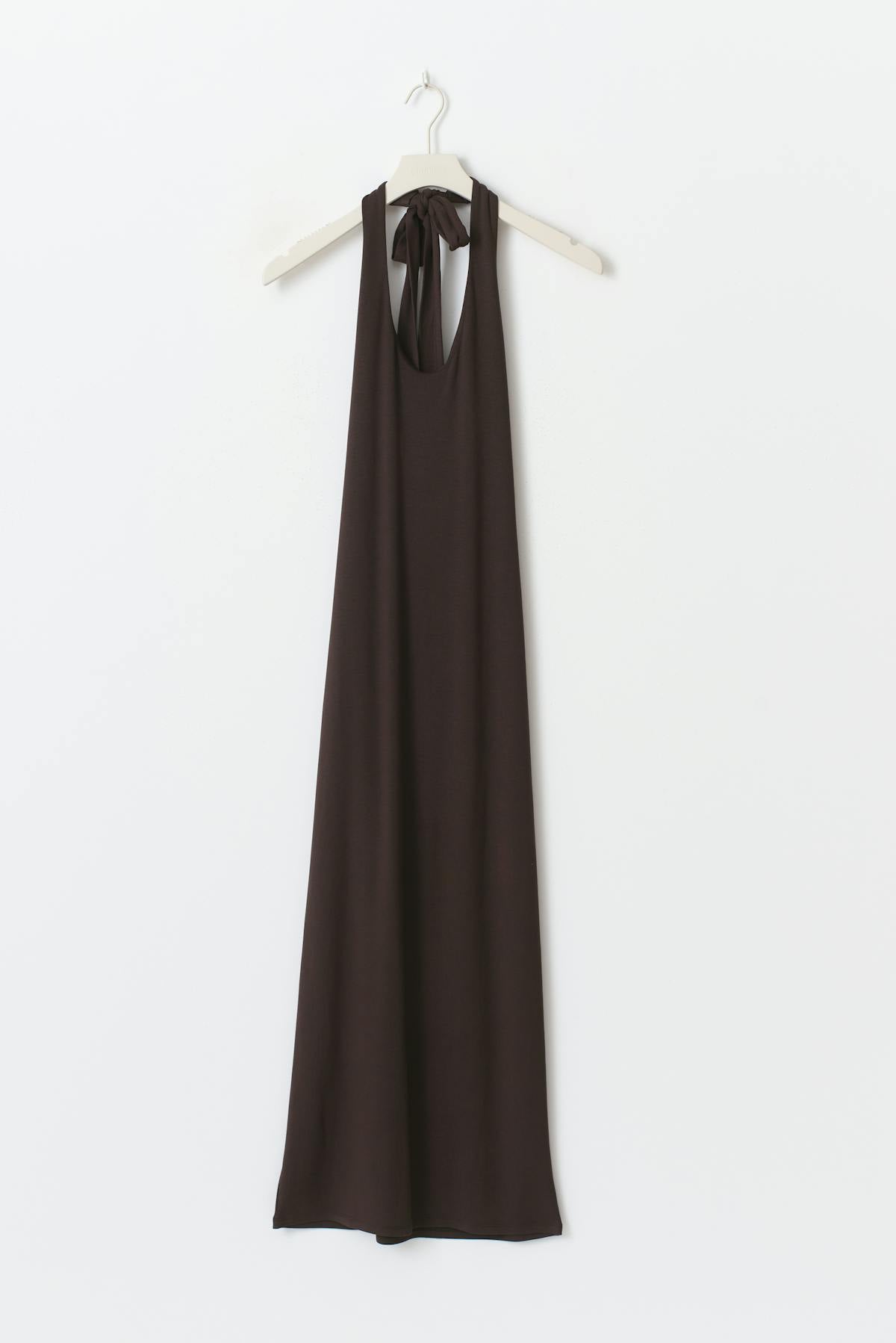Halterneck midaxi dress