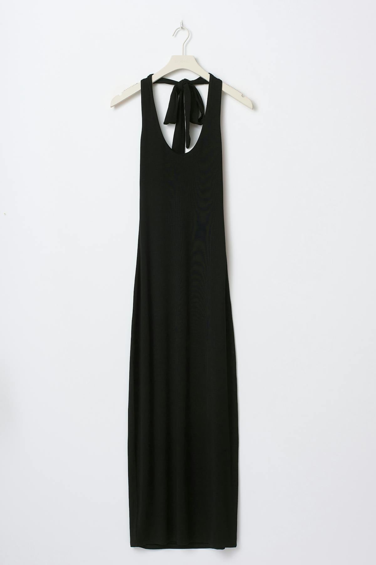 Halterneck midaxi dress