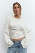 Wide sleeve top