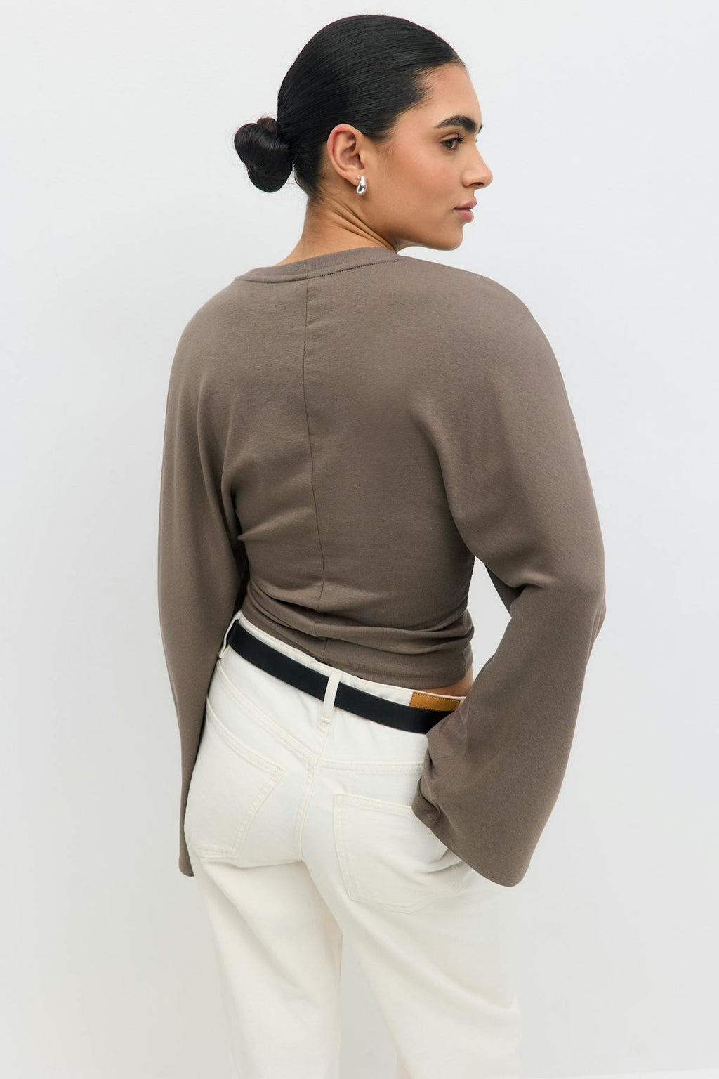 Wide sleeve top