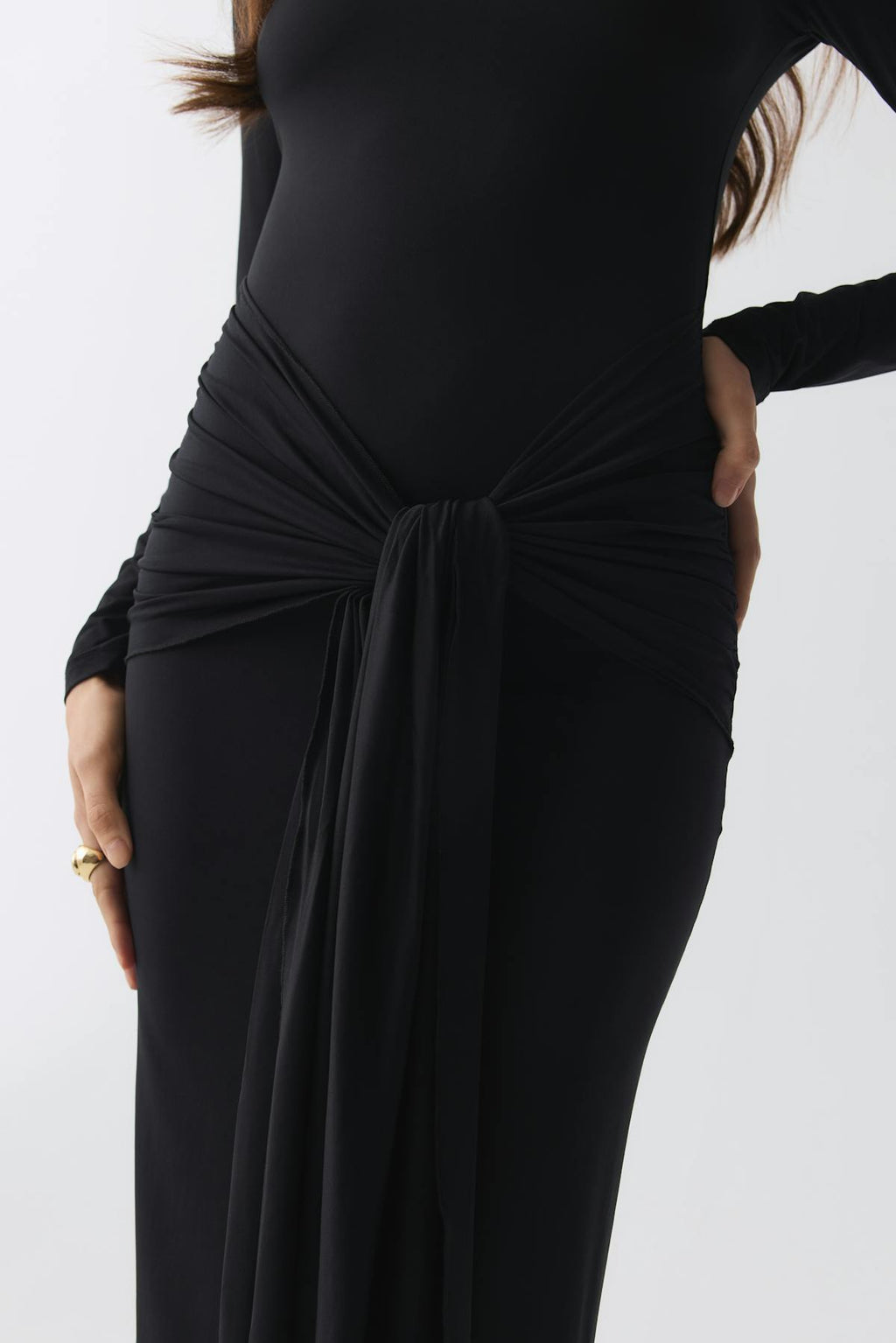 Tie front dress