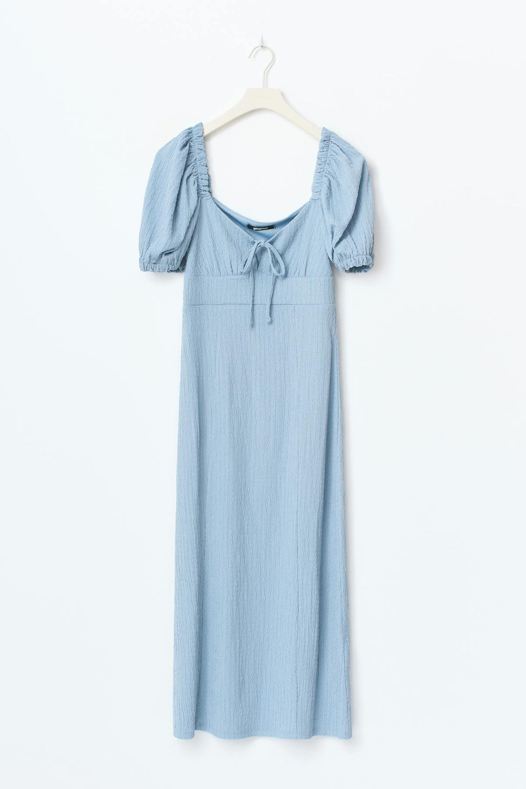 Puff sleeve midi dress