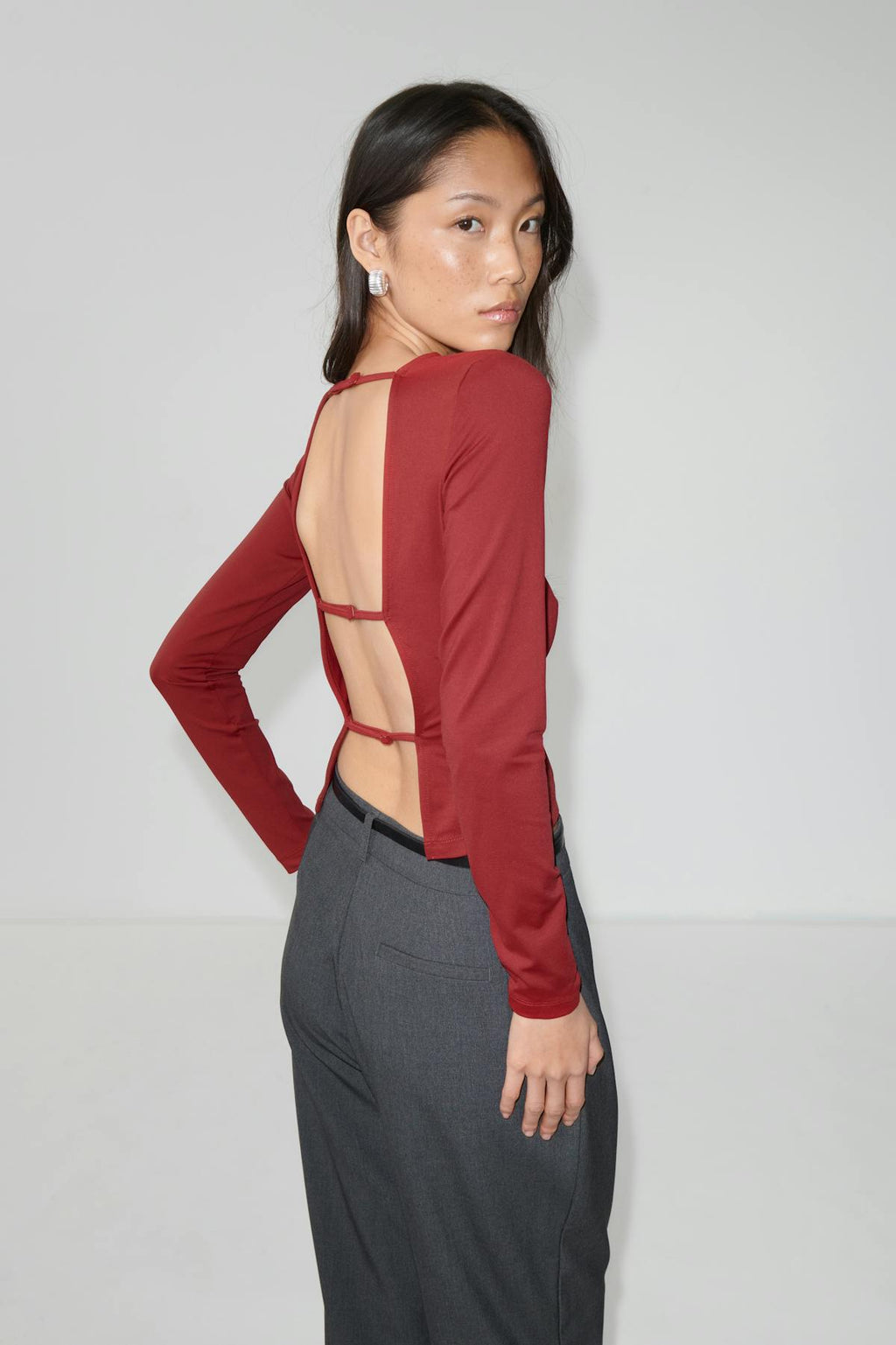 Open back top