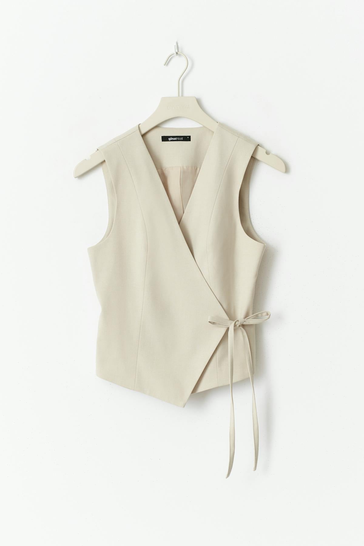 Wrap tie vest