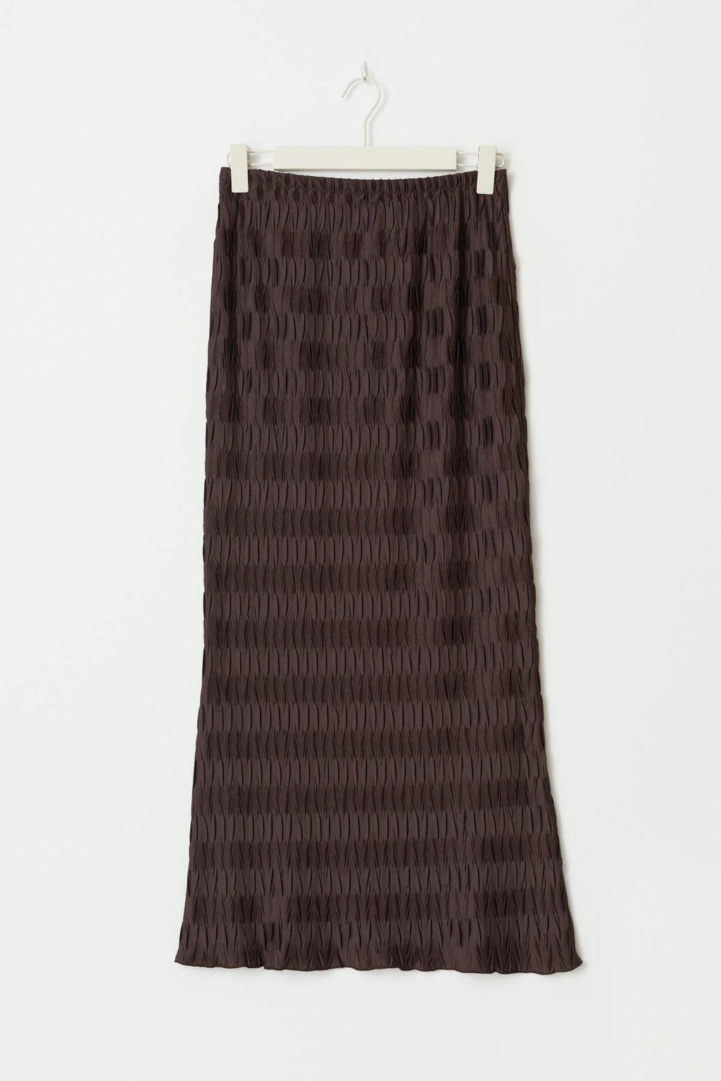 Pleated maxi skirt