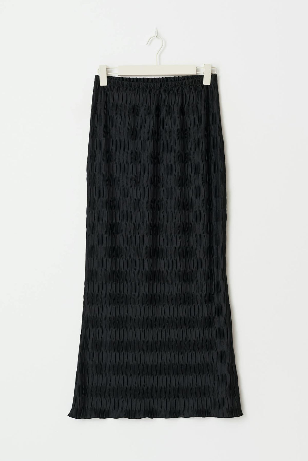 Pleated maxi skirt