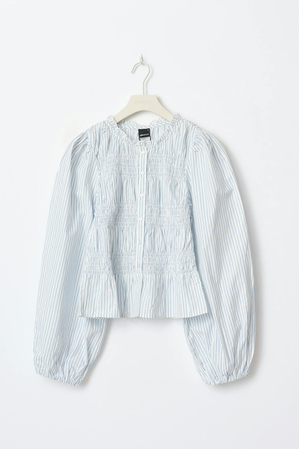 Poplin smock blouse