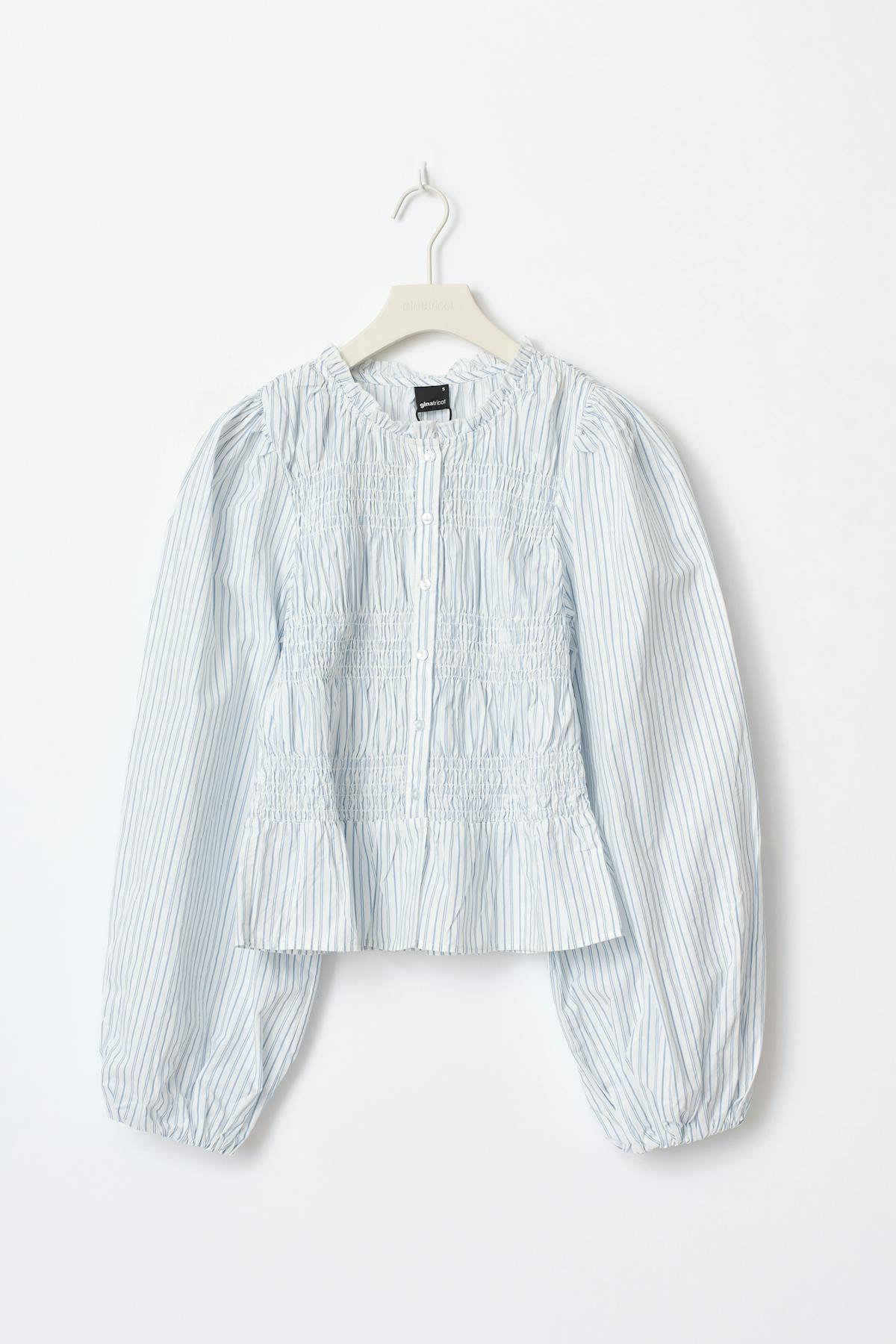 Poplin smock blouse