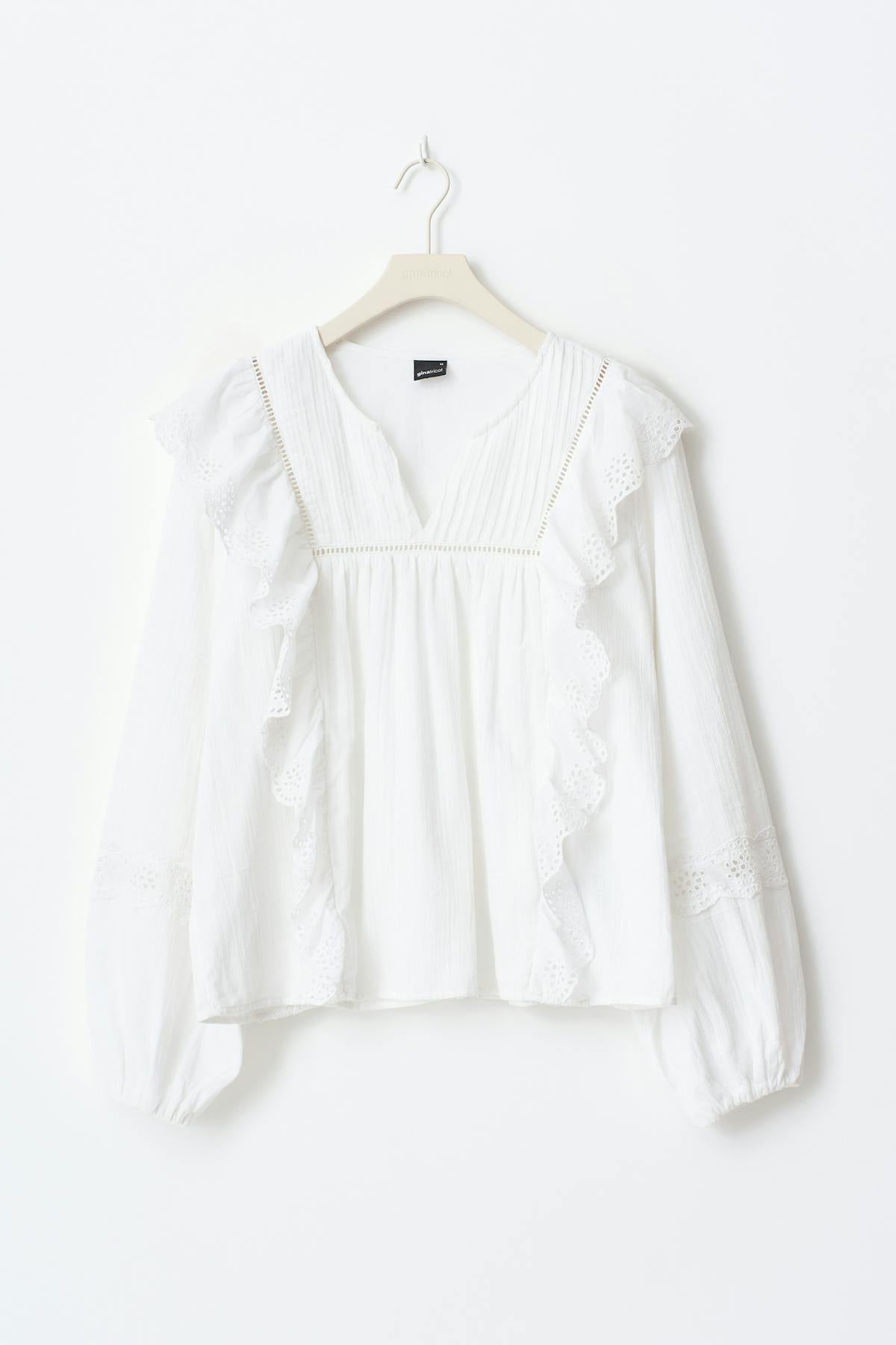 Lace boho blouse