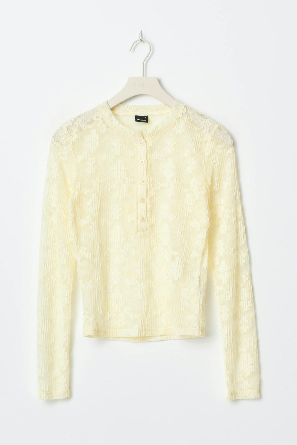 Pleated lace top