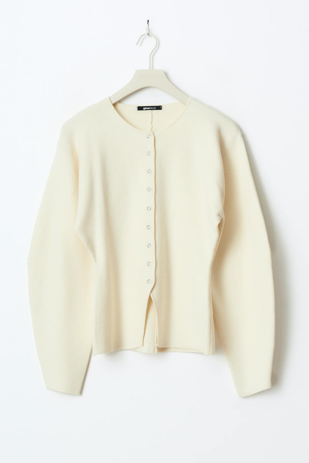 Knitted sculptured cardigan