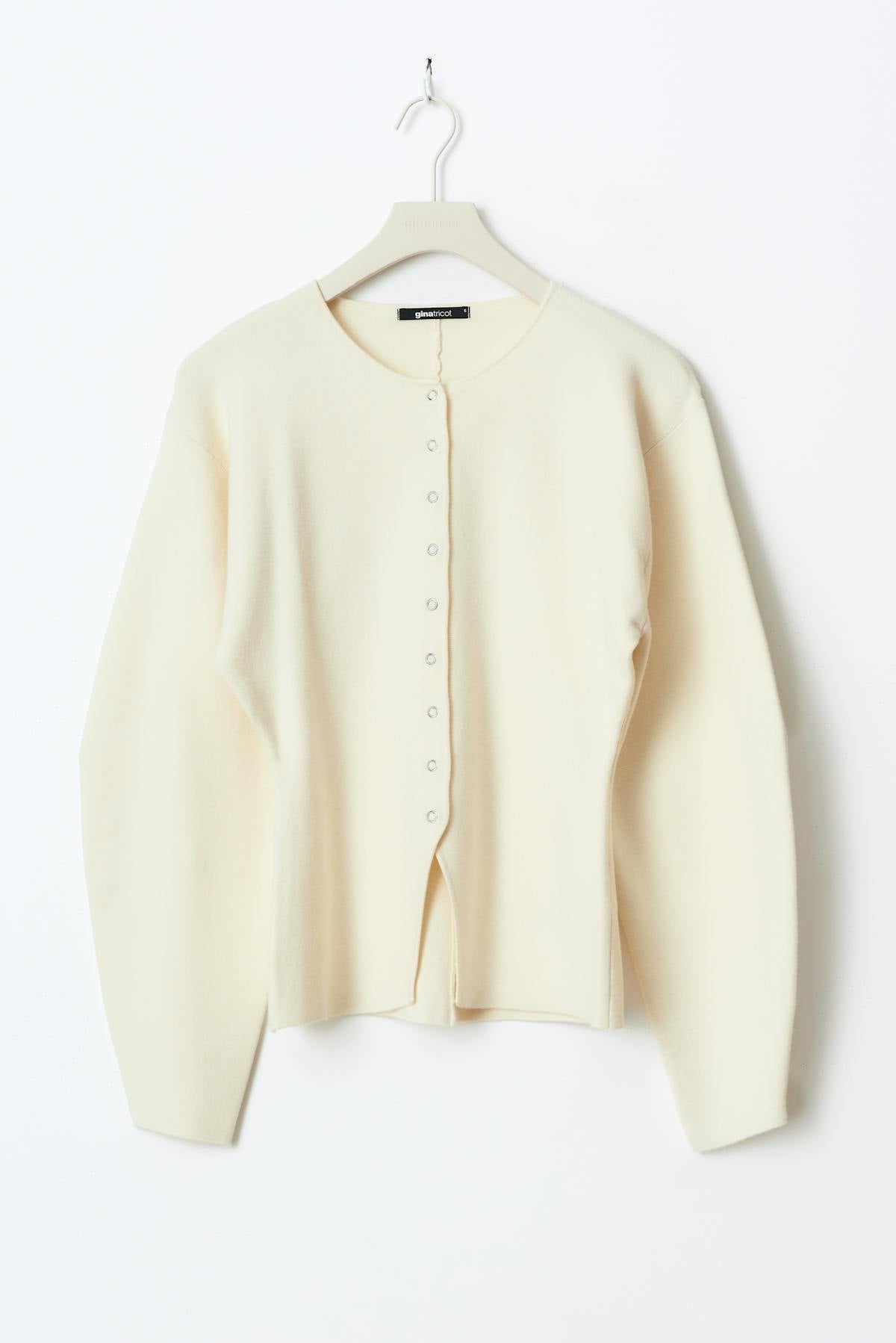 Knitted sculptured cardigan