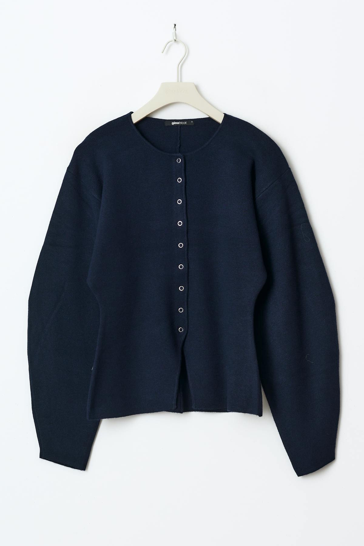 Knitted sculptured cardigan