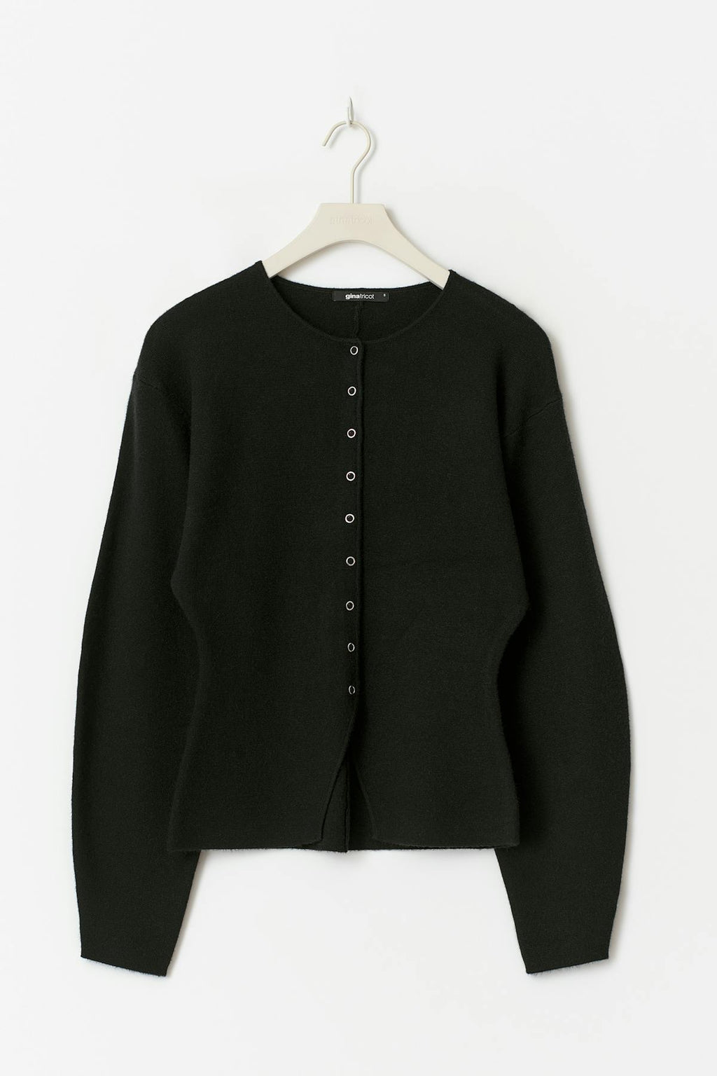 Knitted sculptured cardigan