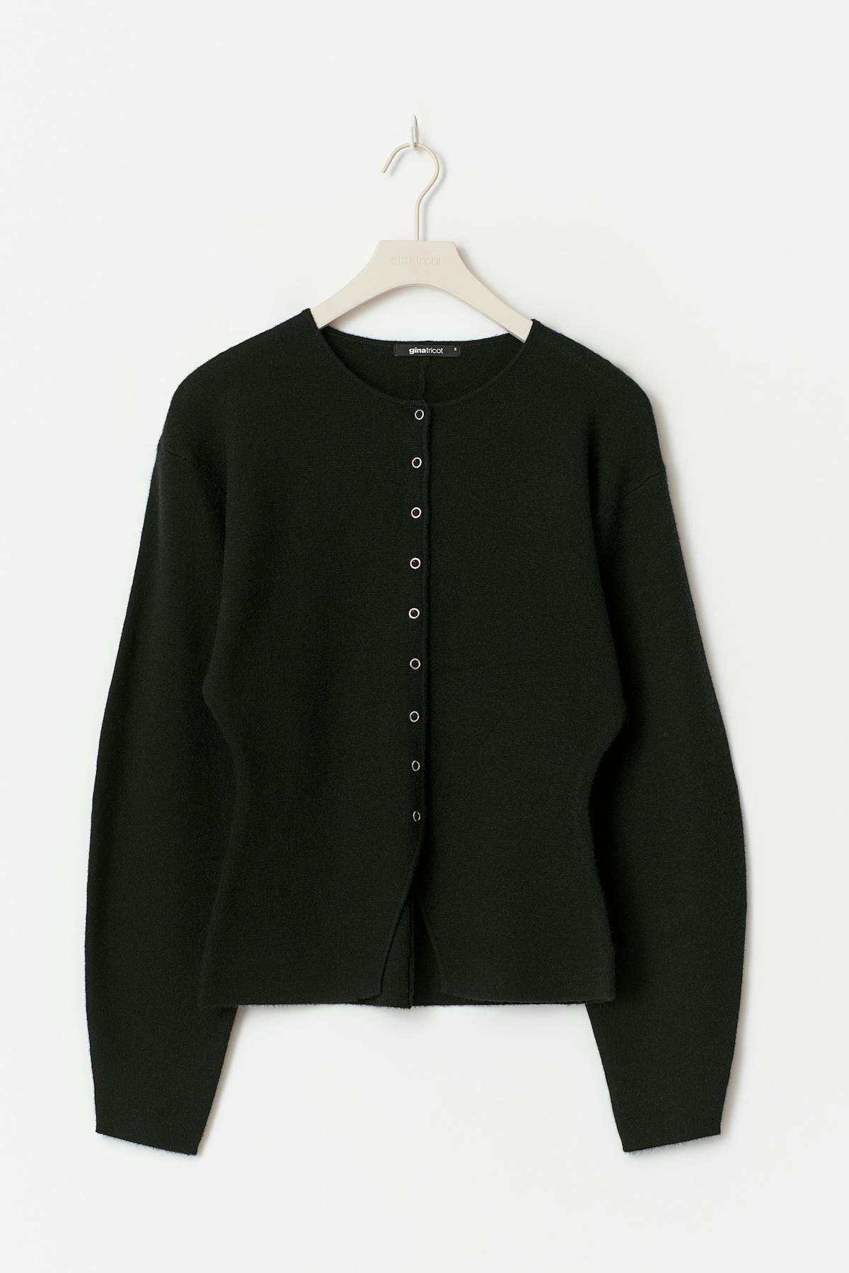 Knitted sculptured cardigan