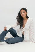 Tie front top