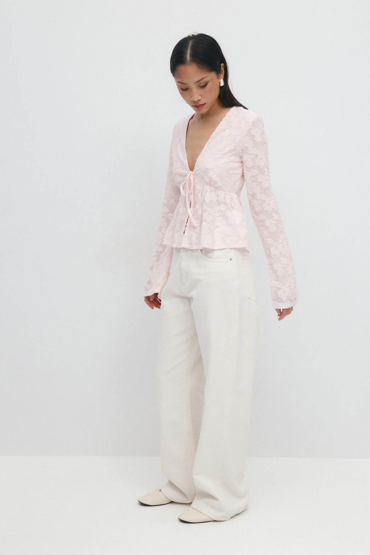 Tie front top