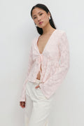 Tie front top