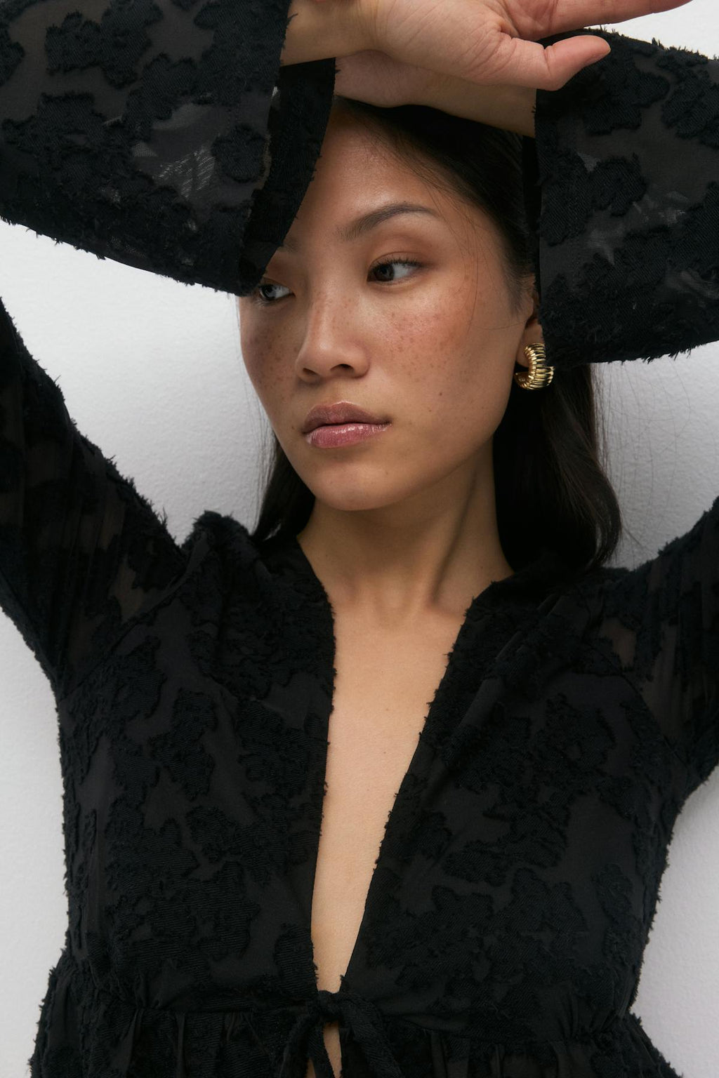 Tie front top