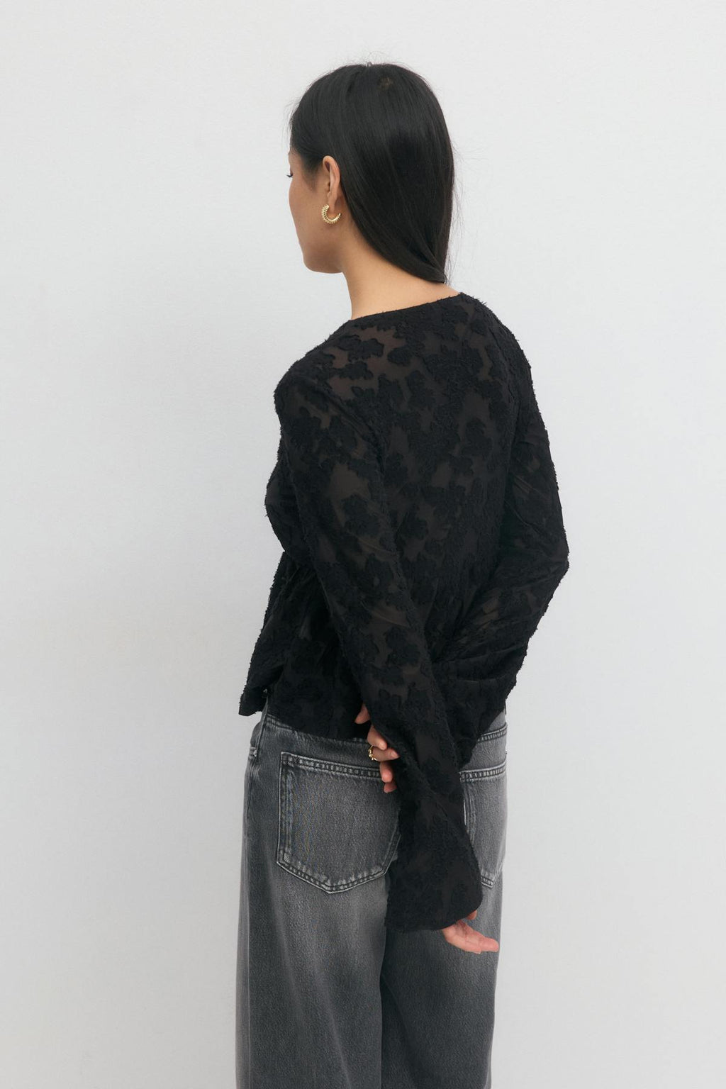 Tie front top