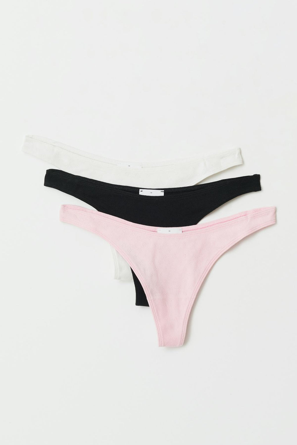 3-pack cotton thong