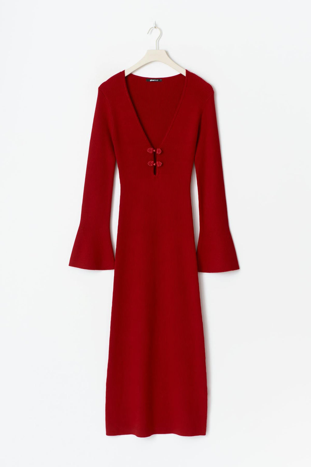 Knitted midi dress