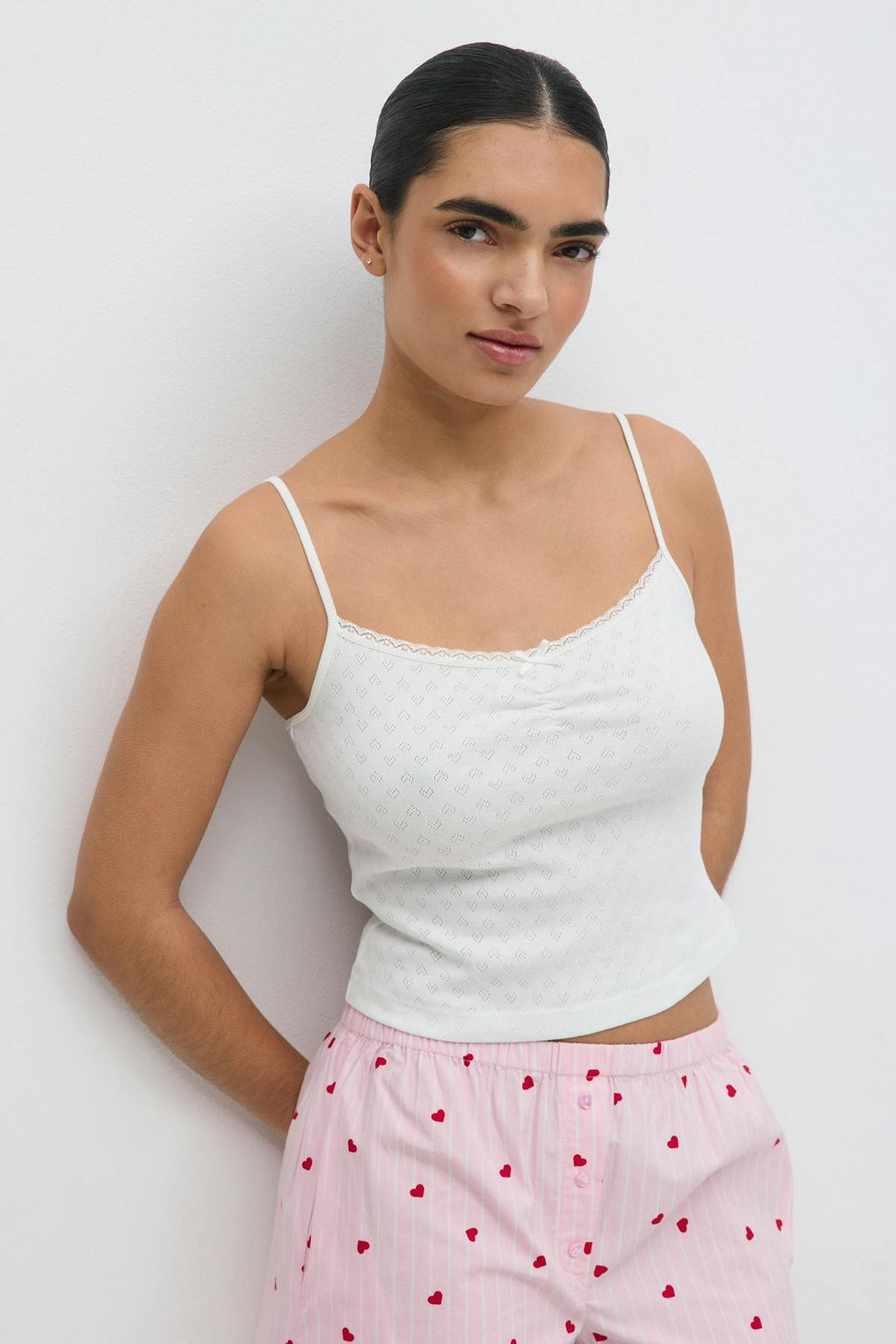 Pointelle singlet
