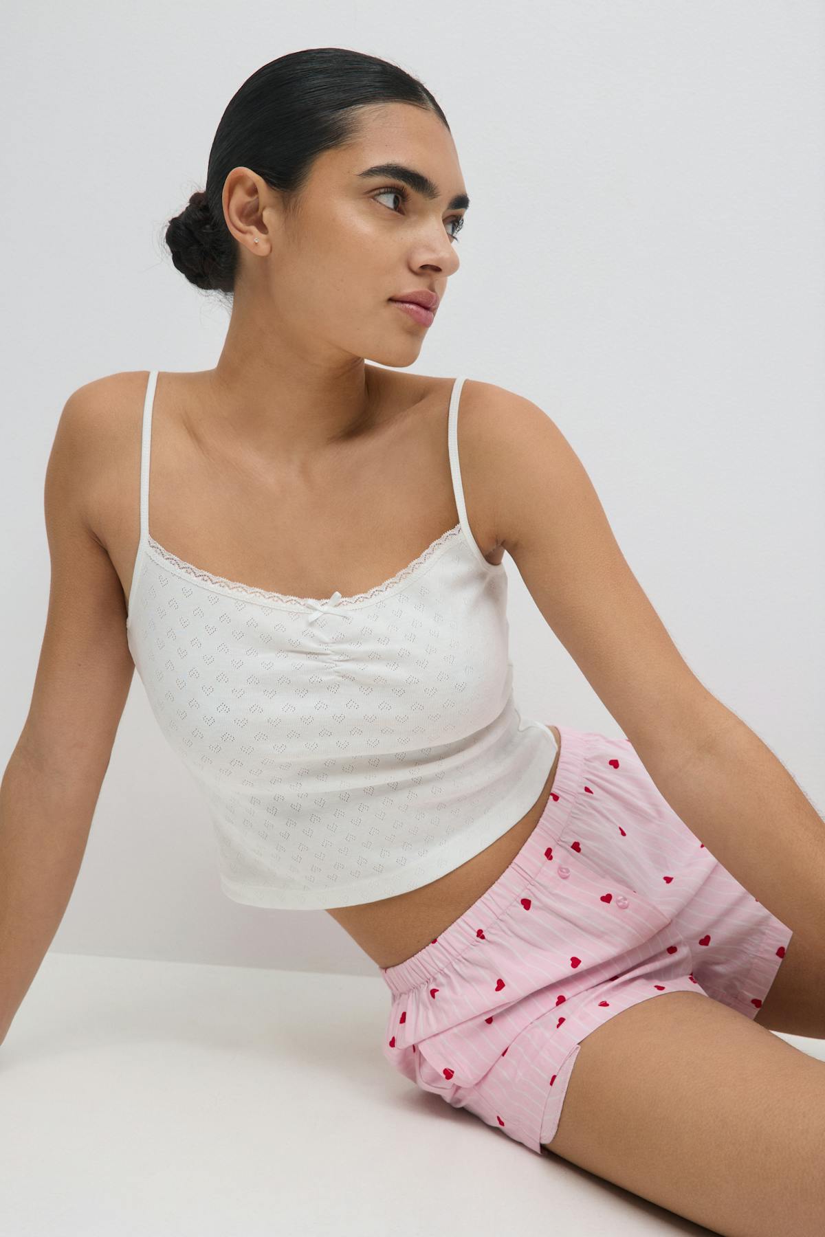 Pointelle singlet