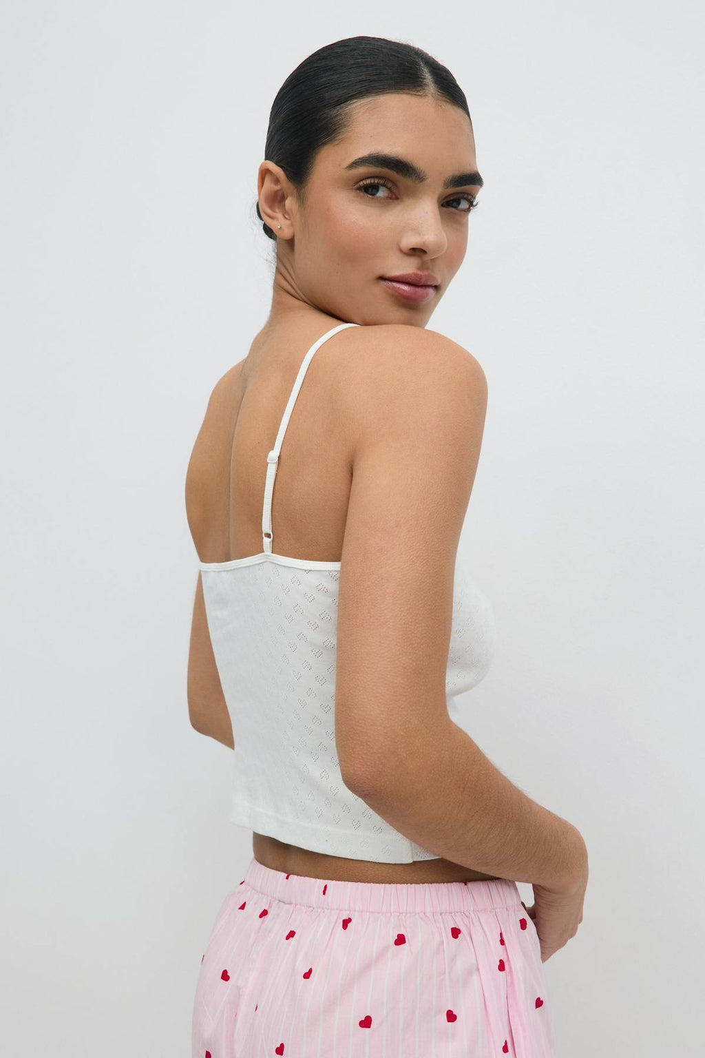 Pointelle singlet