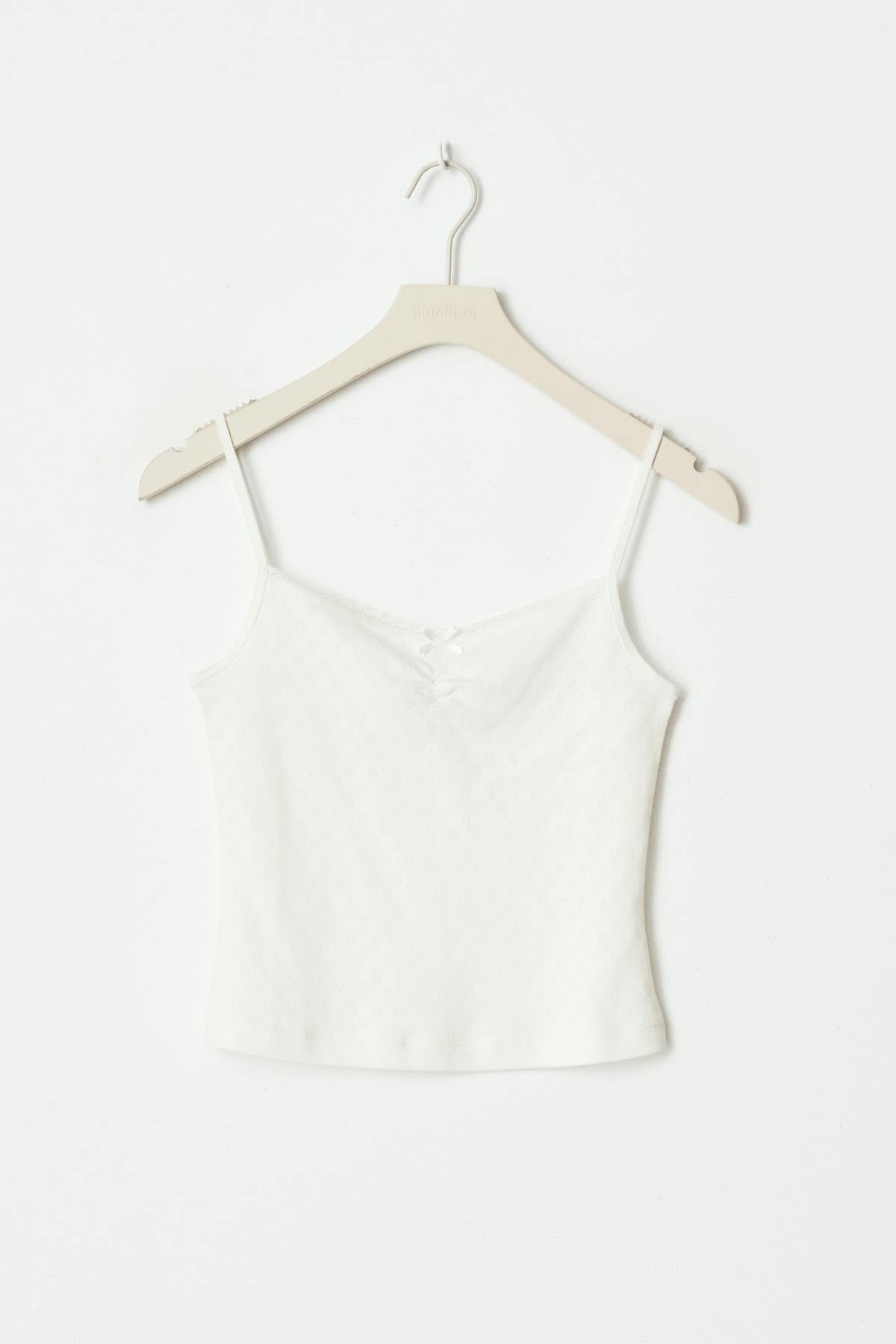 Pointelle singlet