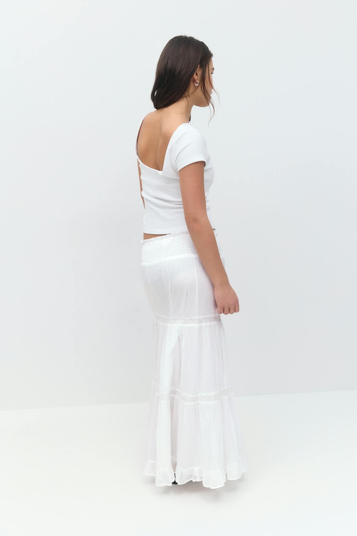 Y scandi maxi skirt