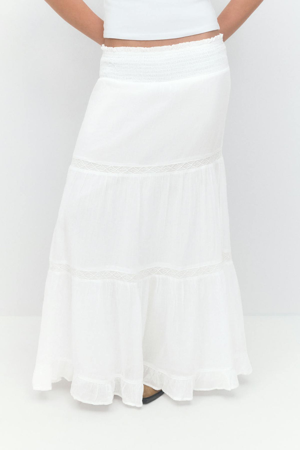 Y scandi maxi skirt