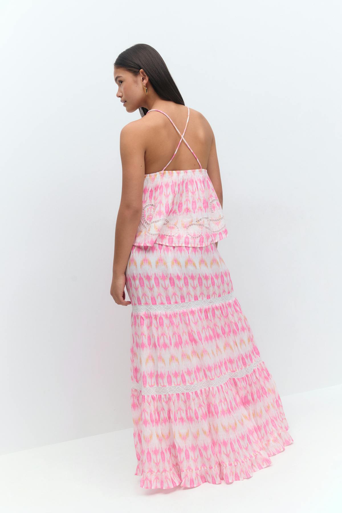 Y scandi maxi skirt