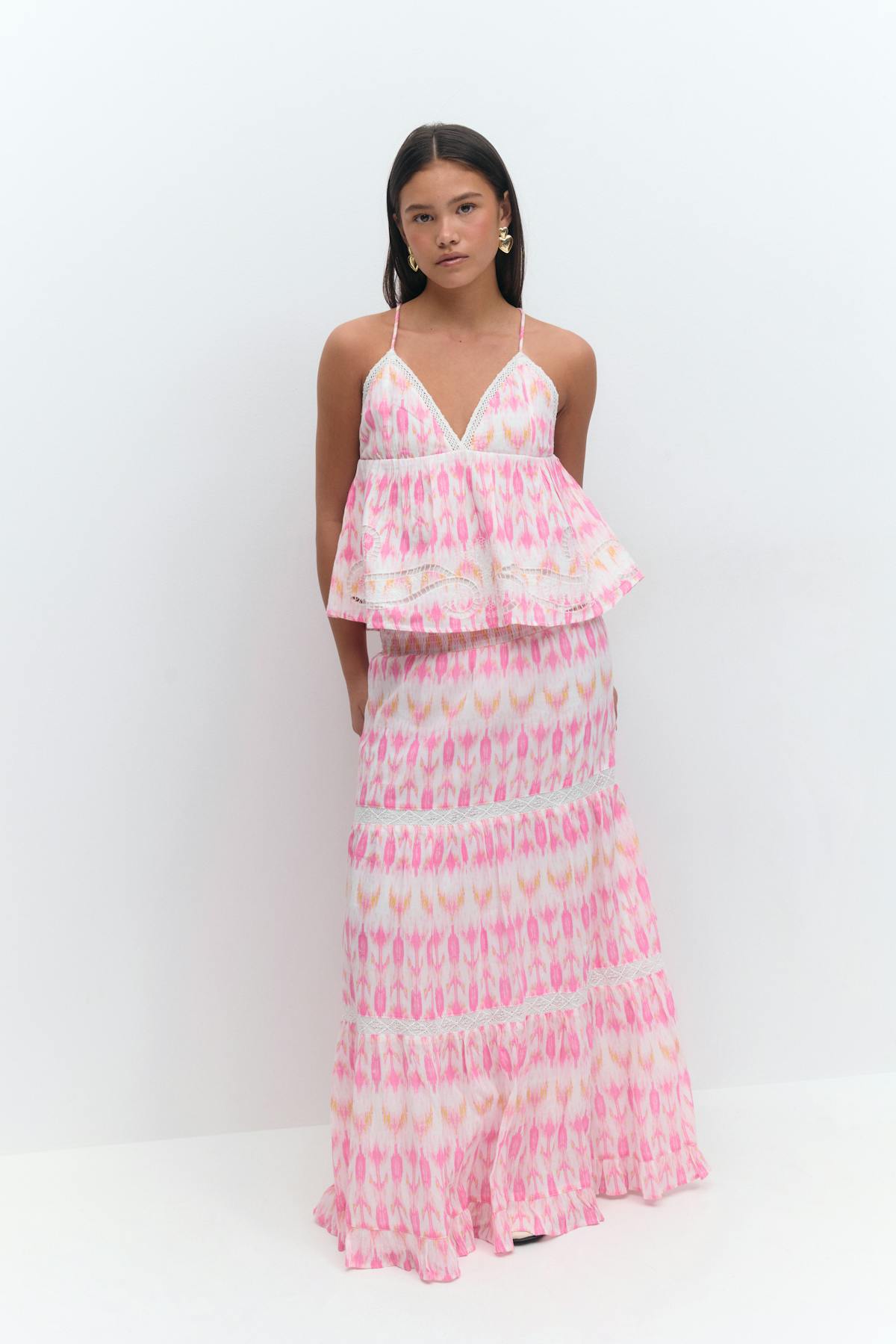 Y scandi maxi skirt