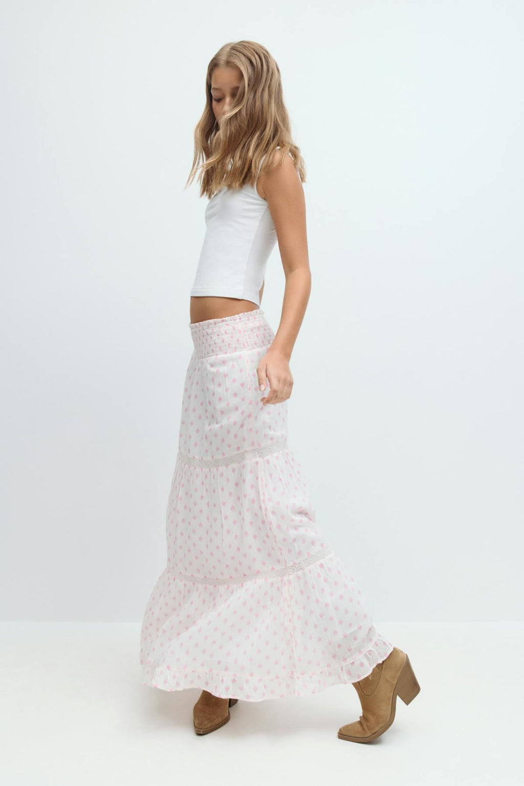 Y scandi maxi skirt