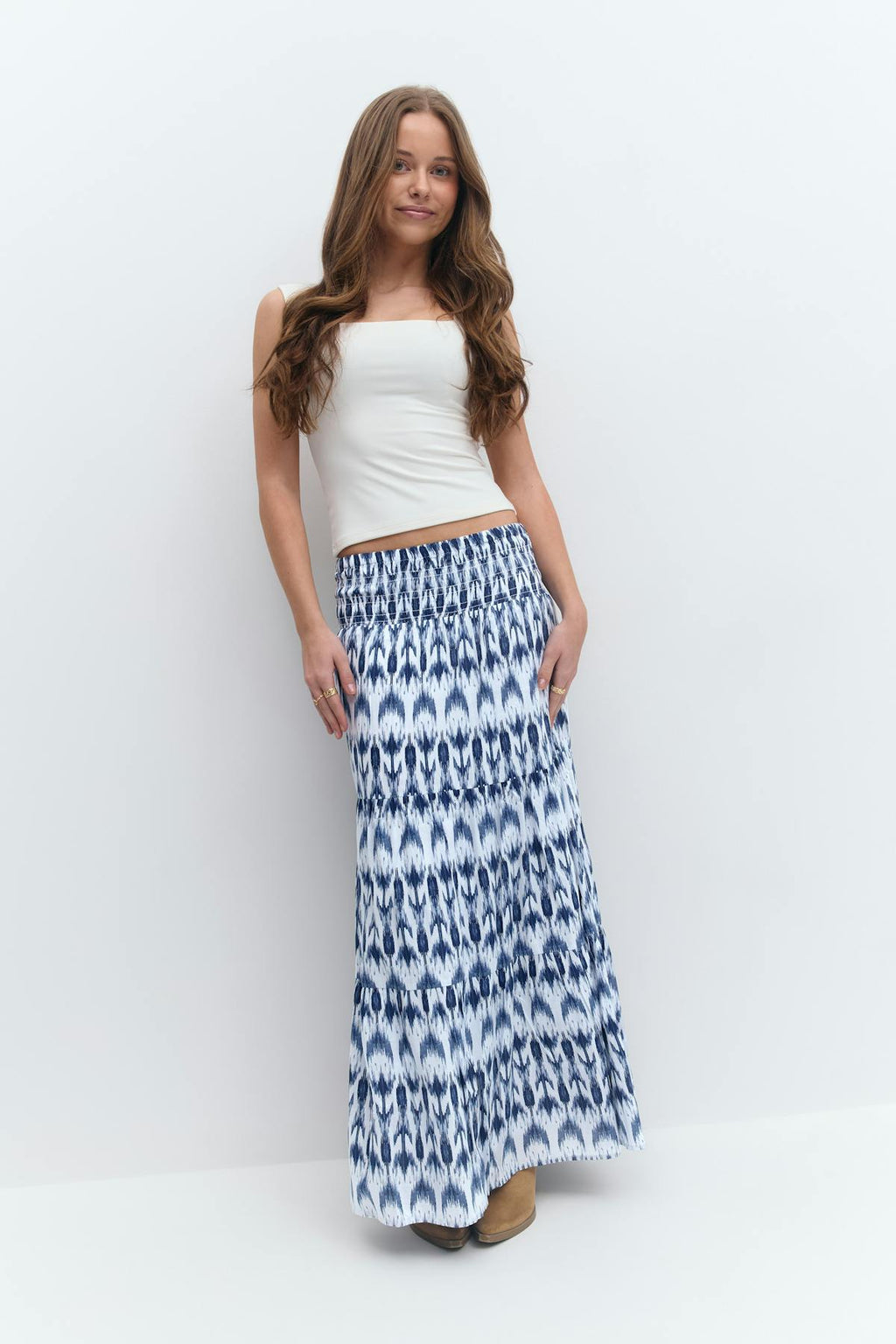 Y iconic boho maxi skirt